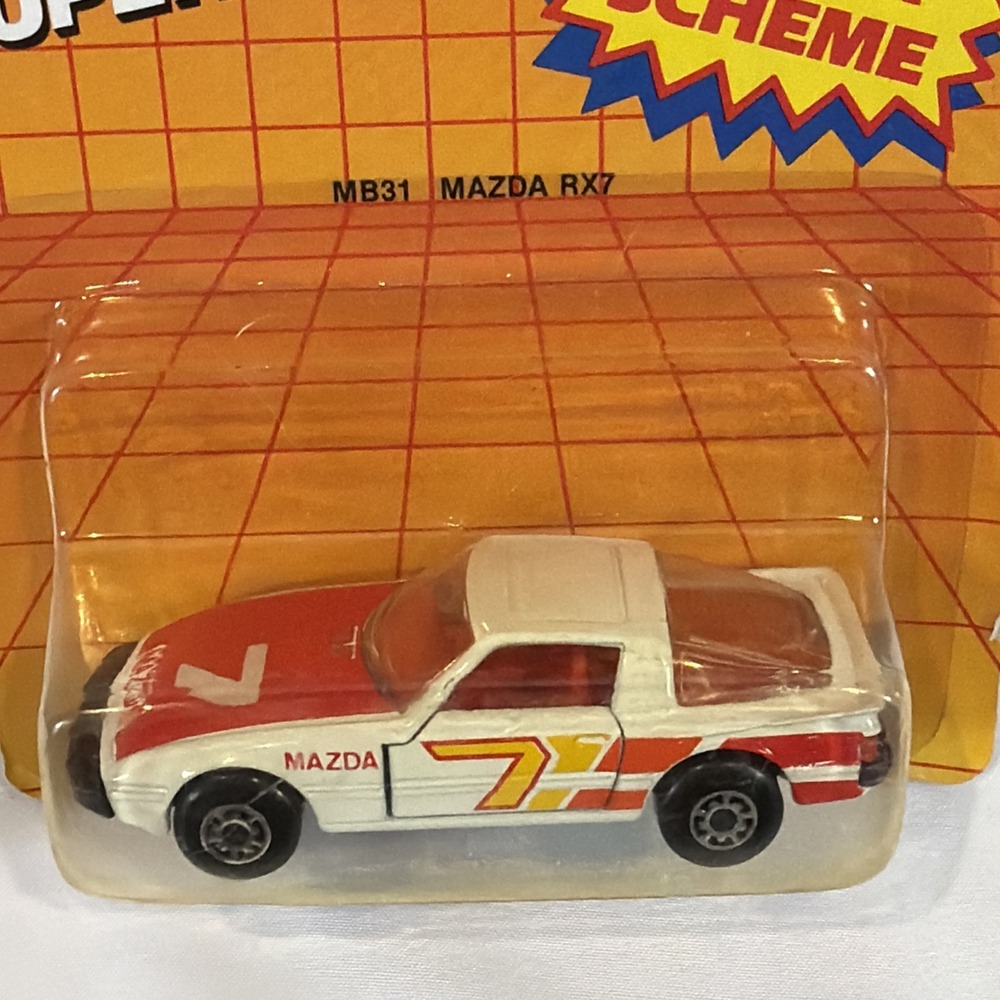 Vintage Matchbox Lot Porsche Turbo Mazda RX7 VW Golf GTI Carded 80s - Picture 8 of 14